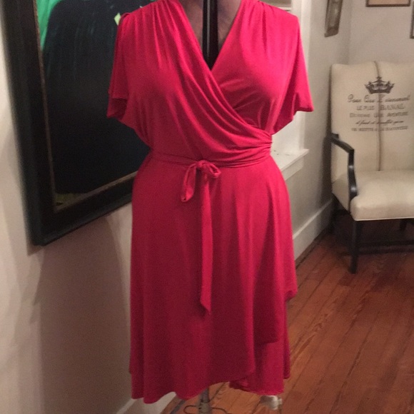 vicky tiel wrap dress